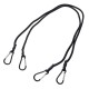 Gumové upínací popruhy/gumicuky CARGO CORD CARABINER 100, 100cm, 2ks