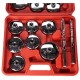 Sada kalíškových klíčů na olejové filtry MECHANIC OIL WRENCH 16, 16 ks