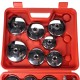 Sada kalíškových klíčů na olejové filtry MECHANIC OIL WRENCH 16, 16 ks
