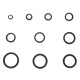 Sada těsnicích kroužků z NBR a oceli MECHANIC RING SET 3, M6–M24, 180 ks