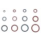 Sada hydraulických těsnění s gumovým límcem MECHANIC RING SET 4, 245 ks