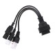 OBD-II redukce 3-pin/4-pin/6-pin pro moto Yamaha a Honda MECHANIC CABLE 22