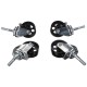 Pojízdná kolečka pro zvedák převodovky SX TRANSMISSION JACK 0,5T, 4ks - náhradní díl