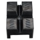 Gumová podložka pro podstavec pod auto skládací MECHANIC CAR STAND, 83x62x40 mm