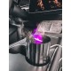 Aroma difuzer Car Flame do auta černý 100ml, USB-C, do držáku na pití