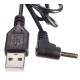 Náhradní napájecí USB kabel DC jack 3,5x1,35mm, pro difuzéry Flower a Ball