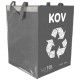 Tašky na tříděný odpad SORT EASY 4 METAL, 30x30x40cm, 4x36l, 4ks