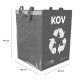 Taška na tříděný odpad SORT EASY METAL, 30x30x40cm, 36l
