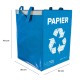 Tašky na tříděný odpad SORT EASY 3 BASIC DE, 30x30x40 cm, 3 x 36 l, 3 ks