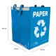 Taška na tříděný odpad SORT EASY PAPER EN, 30x30x40cm, 36l