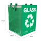 Taška na tříděný odpad SORT EASY GLASS EN, 30x30x40cm, 36l