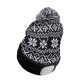 Čepice s čelovkou 180lm, nabíjecí, USB, univerzální velikost, bavlna/PE, zimní černá