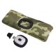 Čelenka s čelovkou 180lm, nabíjecí, USB, univerzální velikost, bavlna/PE, maskáčová