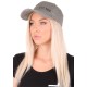 Kšiltovka s LED světlem B-CAP 25lm, nabíjecí, USB, univerzální velikost, šedá