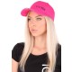 Kšiltovka s LED světlem B-CAP 25lm, nabíjecí, USB, univerzální velikost, růžová