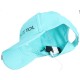 Kšiltovka s LED světlem B-CAP 25lm, nabíjecí, USB, univerzální velikost, tyrkysová