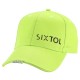 Kšiltovka s LED světlem B-CAP 25lm, nabíjecí, USB, uni velikost, fluorescentní zelená