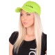 Kšiltovka s LED světlem B-CAP 25lm, nabíjecí, USB, uni velikost, fluorescentní zelená