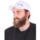 Kšiltovka s LED světlem B-CAP 25lm, nabíjecí, USB, univerzální velikost, bílá