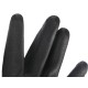 Rukavice pracovní z polyesteru polomáčené v PU GLOVE PE-PU 10, černé, vel 10