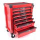 Dílenský vozík na nářadí MECHANIC TROLLEY KEVIN RED, 7 šuplíků