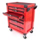 Dílenský vozík na nářadí MECHANIC TROLLEY KEVIN RED 210, 7 šuplíků, 210 ks nářadí