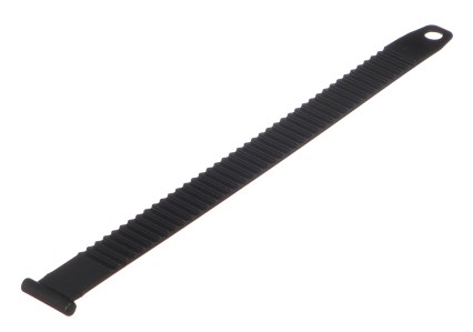 Upínací pásek pro nosič kol na tažné zařízení, délka 27cm, černý - náhradní díl