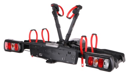 Nosič kol na tažné zařízení E-BIKE 2 PREMIUM - 2 elektrokola, nosnost 60kg, skládací