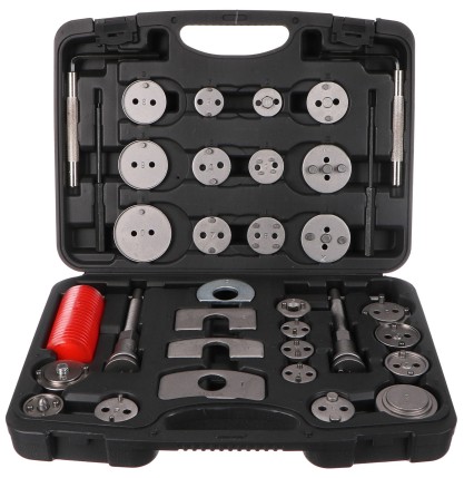 Stlačovák brzdových pístů MECHANIC BRAKE SET BLACK 35, sada 35ks