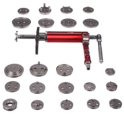 Pneumatický stlačovák brzdových pístů MECHANIC BRAKE SET PNEU 23, sada 23ks