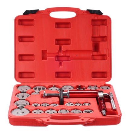 Pneumatický stlačovák brzdových pístů MECHANIC BRAKE SET PNEU 23, sada 23ks