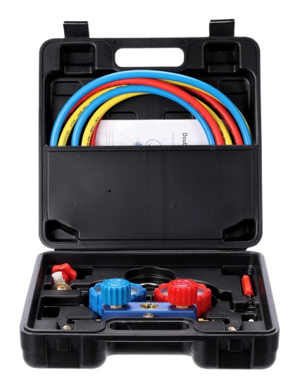 Sada na měření tlaku a těsnosti autoklimatizace MECHANIC AC TESTER 1