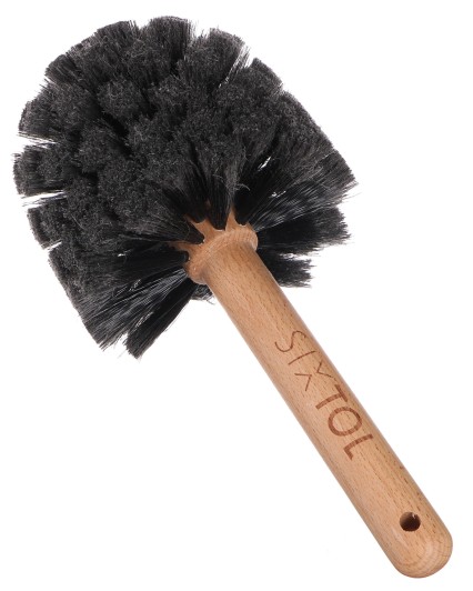 Kulatý kartáč pro čištění těla jízdního kola nebo motorky CAR DETAILING WOOD BRUSH 1