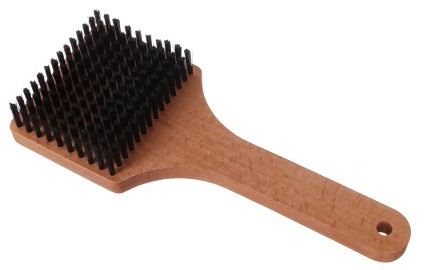 Plochý kartáč pro čištění pláště pneu jízdního kola CAR DETAILING WOOD BRUSH 4
