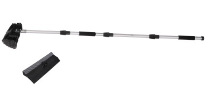 Průtokový kartáč na mytí auta se dvěma nástavci CAR DETAILING WASH BRUSH SET 3, 280cm