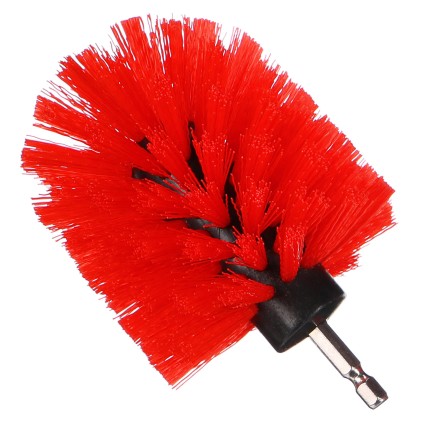 Kulatý kartáč na vrtačku pro čištění auta CAR DETAILING DRILL BRUSH ONE MEDIUM, polotvrdý