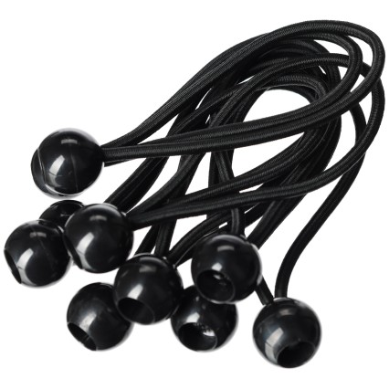 Sada upínacích gum s kuličkou CARGO CORD SET 3, 15cm, 10ks