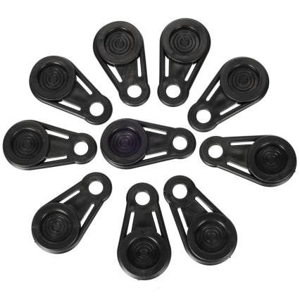Sada úchytů s okem pro upevnění plachty TRAILER TARP HOOK SET 1, 10ks