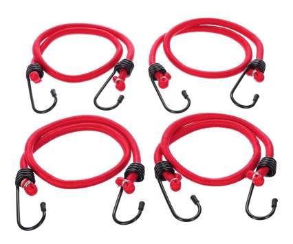 Gumové upínací popruhy/gumicuky CARGO CORD BASIC 80, 80cm, 4ks