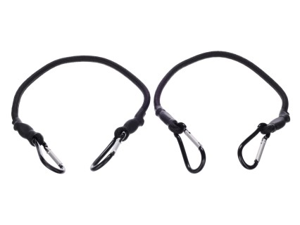 Gumové upínací popruhy/gumicuky CARGO CORD CARABINER 50, 50cm, 2ks