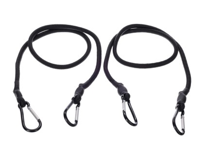 Gumové upínací popruhy/gumicuky CARGO CORD CARABINER 100, 100cm, 2ks