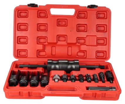 Sada na demontáž vstřikovačů s rázovým kluzným kladivem MECHANIC PULLER SET 1, 14 ks