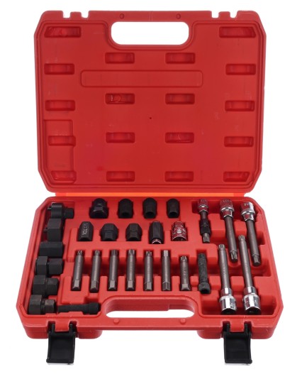 Sada na montáž a demontáž řemenic alternátoru MECHANIC PULLEY SET 4, 30 ks