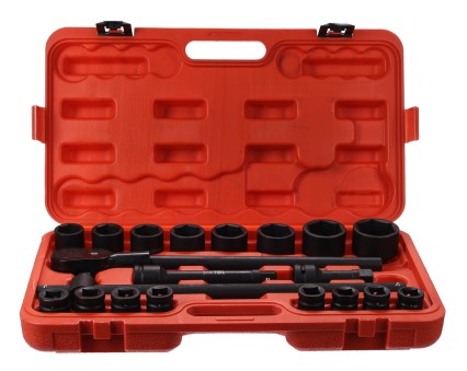 Sada nástrčných hlavic s ráčnou MECHANIC WRENCH SET 2, heavy-duty, 21 ks