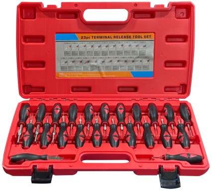 Sada vypichováků pinů a konektorů MECHANIC TERMINAL PIN SET 1, 23 ks
