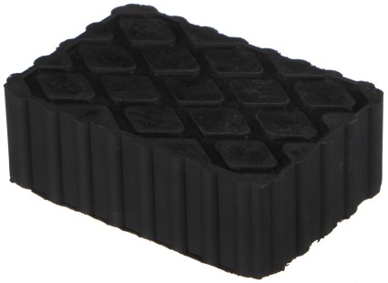 Gumová podložka pro zvedák automobilů JACK PAD 17, 120x80x40 mm