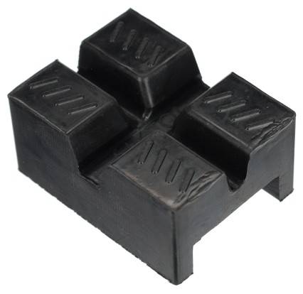 Gumová podložka pro podstavec pod auto skládací MECHANIC CAR STAND, 83x62x40 mm