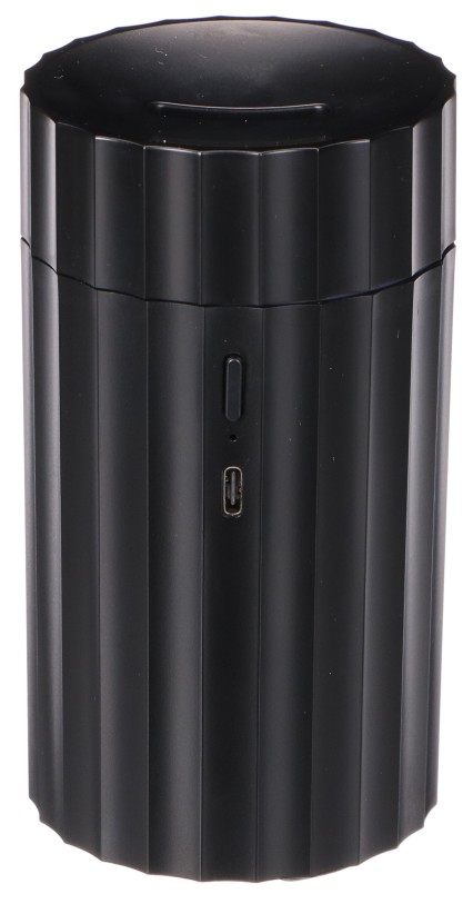 Aroma difuzer Car Flame do auta černý 100ml, USB-C, do držáku na pití