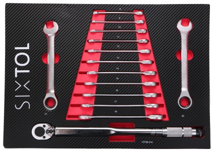 Modul s nářadím do dílenského vozíku MECHANIC TOOL TRAY 7, 14ks