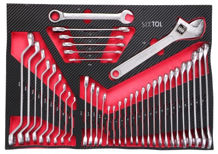 Modul s nářadím do dílenského vozíku MECHANIC TOOL TRAY 11, 39ks